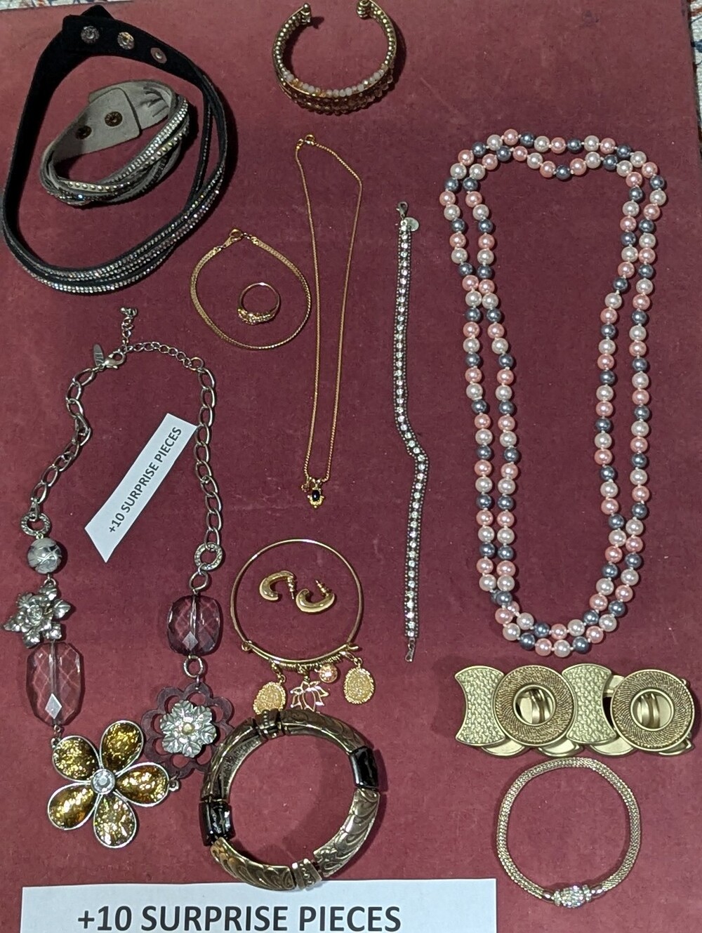Vintage to Now Fashion "Jewelry Lot" WEARABLE 1 LB. Lot Unsearched 25 PCS. #167